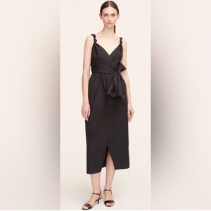 Rebecca Taylor NWT SZ 6
Poplin Whisper Rose Dress in Black